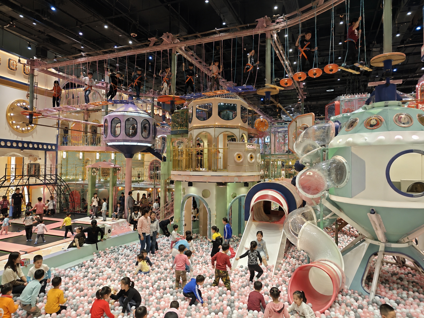 Indoor playground layout and equipment sourcing project in Indonesia